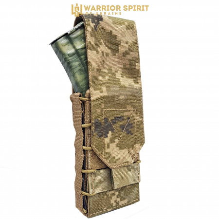 Підсумок тактичний під магазин жорсткий зі знімним клапаном Warrior Spirit Cart-WS Pixel